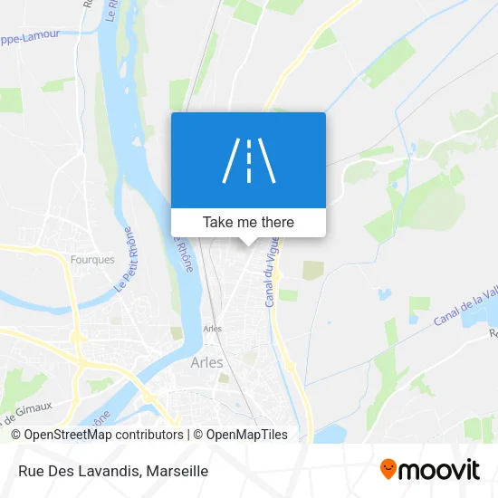 Rue Des Lavandis map