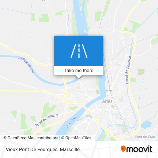Vieux Pont De Fourques map