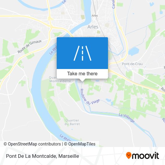 Pont De La Montcalde map