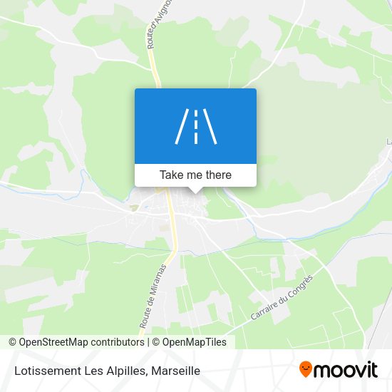 Lotissement Les Alpilles map