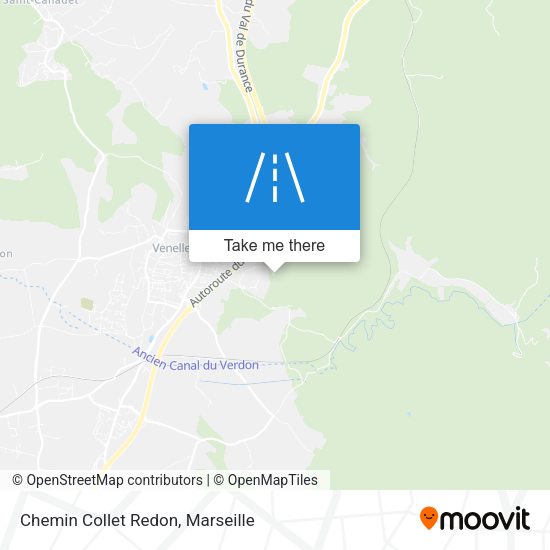 Chemin Collet Redon map
