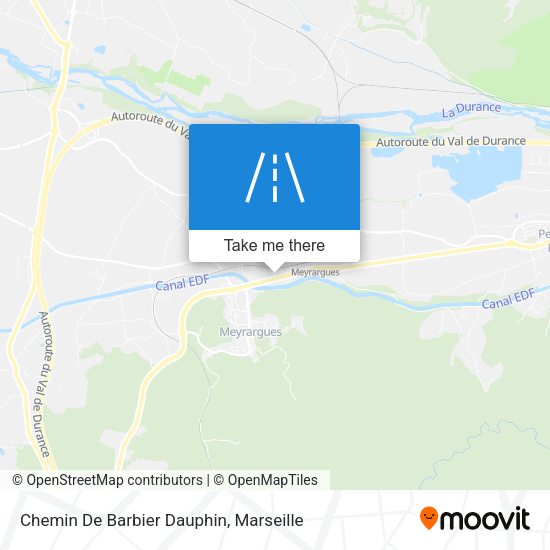 Chemin De Barbier Dauphin map