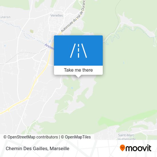 Chemin Des Gailles map