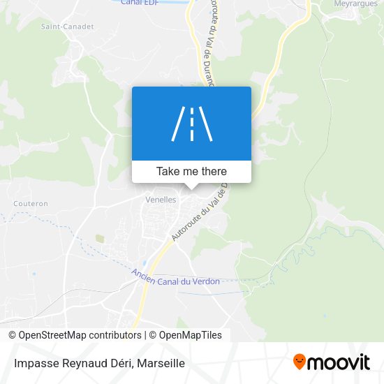 Impasse Reynaud Déri map