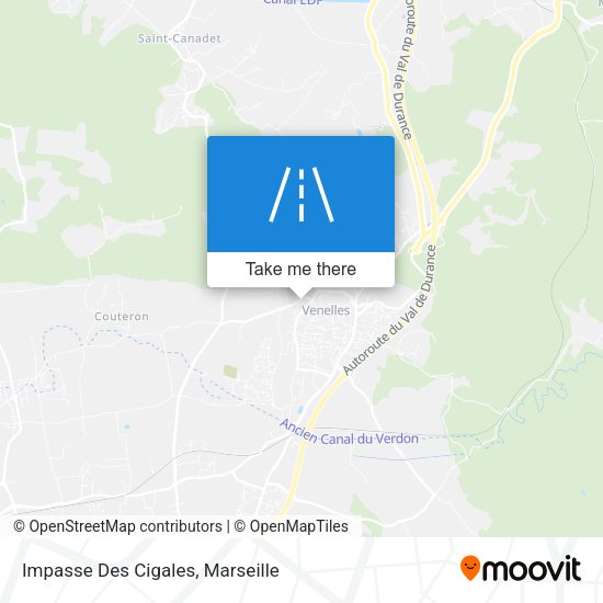 Impasse Des Cigales map