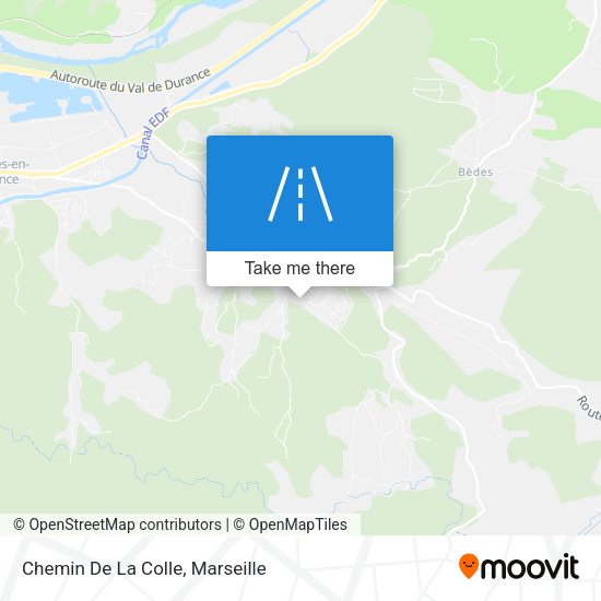 Chemin De La Colle map
