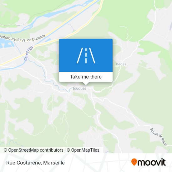 Rue Costarène map