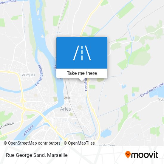 Rue George Sand map