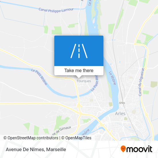 Avenue De Nîmes map