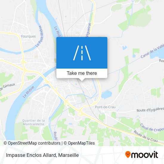Impasse Enclos Allard map