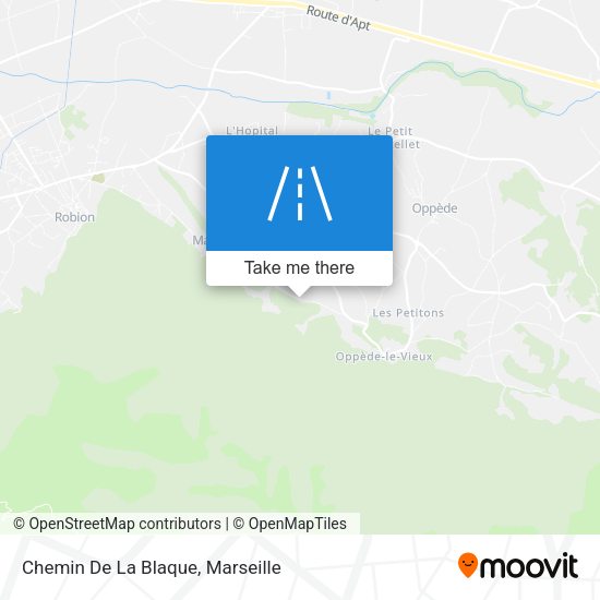 Chemin De La Blaque map