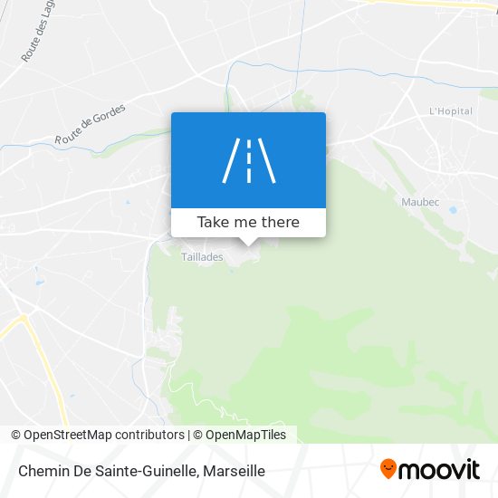 Chemin De Sainte-Guinelle map