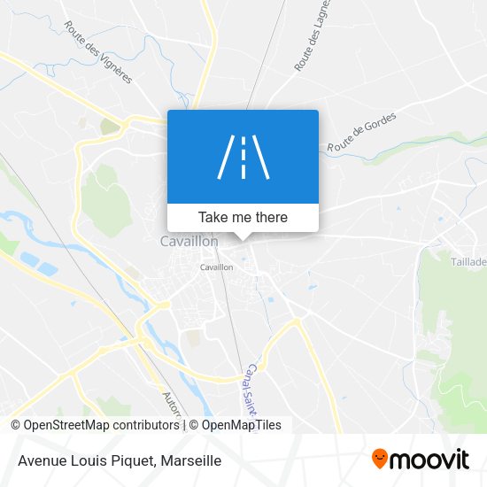 Avenue Louis Piquet map