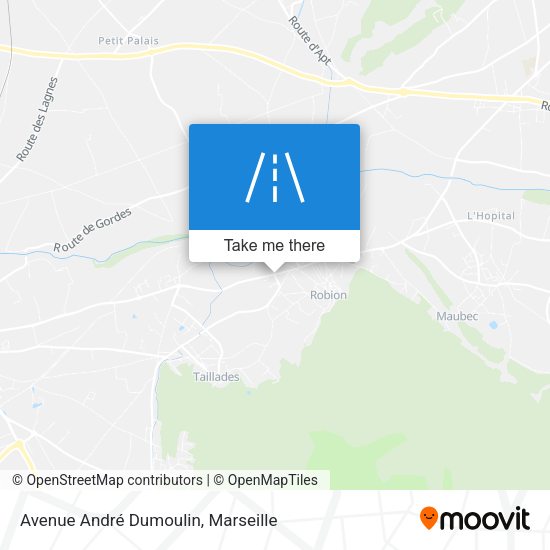 Avenue André Dumoulin map
