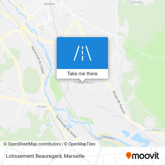 Lotissement Beauregard map