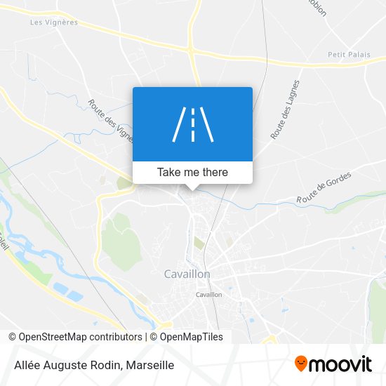 Allée Auguste Rodin map