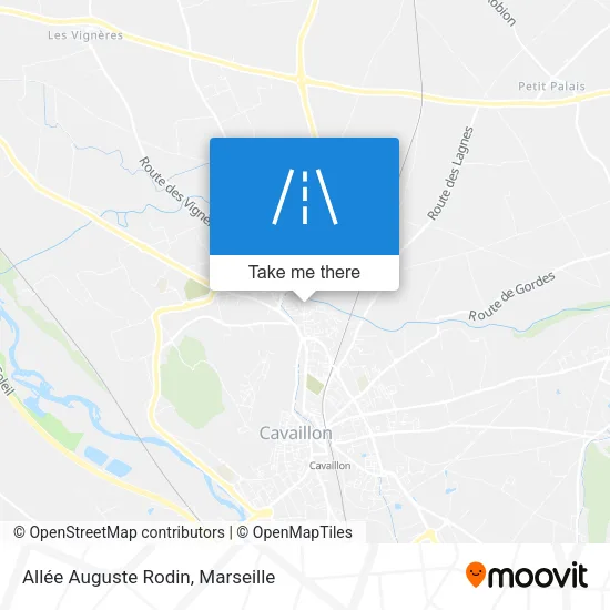 Allée Auguste Rodin map