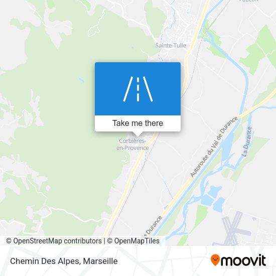 Chemin Des Alpes map