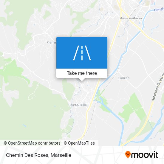 Chemin Des Roses map