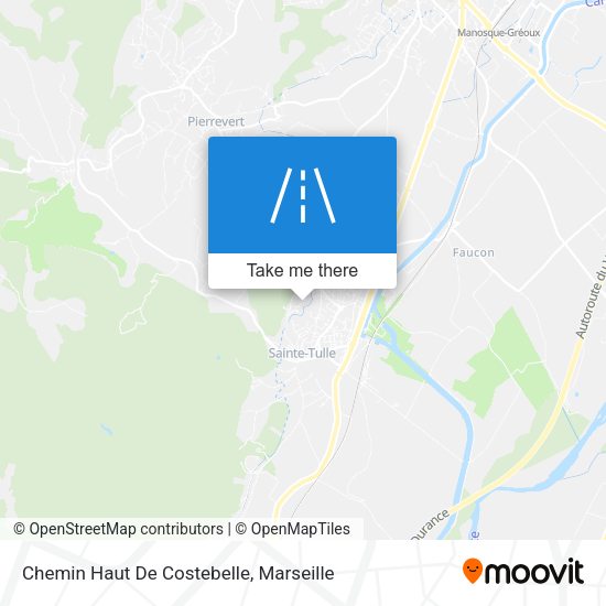 Chemin Haut De Costebelle map