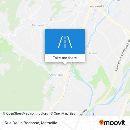 Rue De La Badasse map