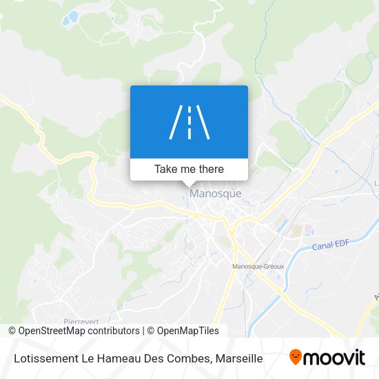 Lotissement Le Hameau Des Combes map