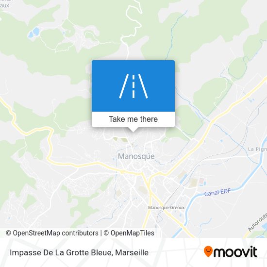 Impasse De La Grotte Bleue map