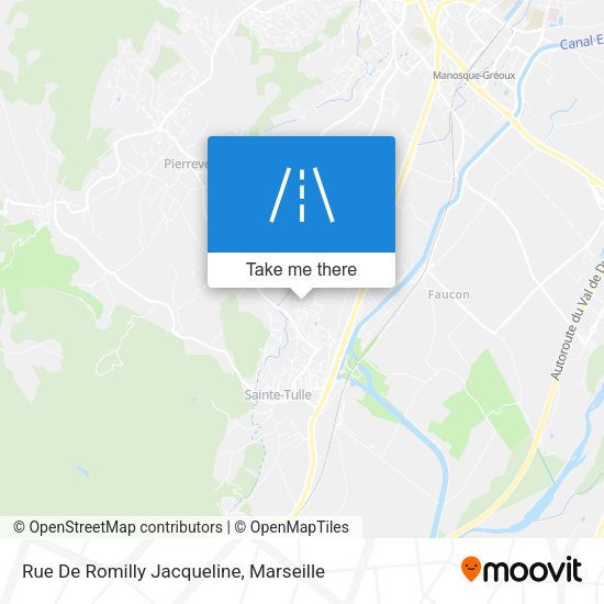 Rue De Romilly Jacqueline map