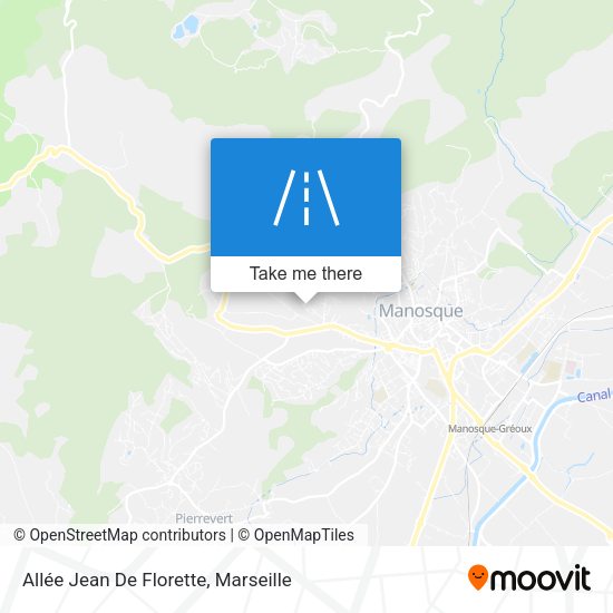 Allée Jean De Florette map
