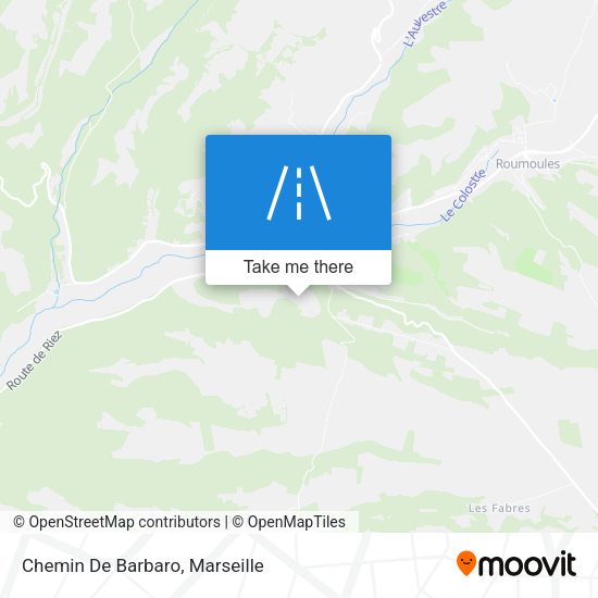 Chemin De Barbaro map