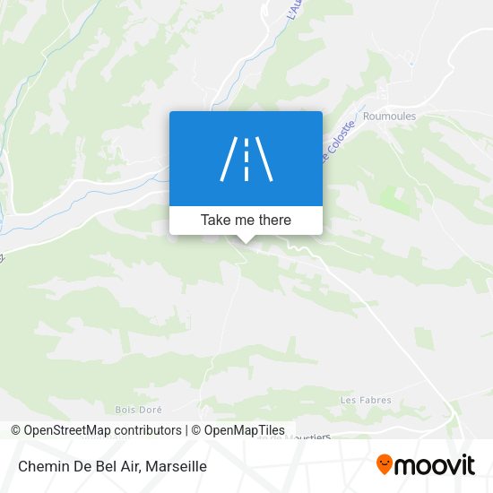 Chemin De Bel Air map