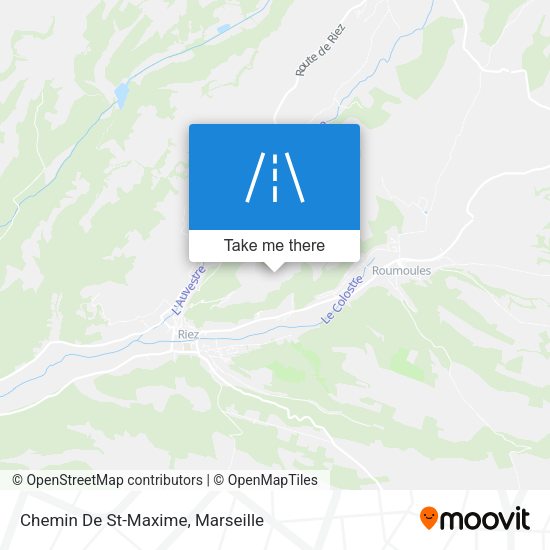Chemin De St-Maxime map