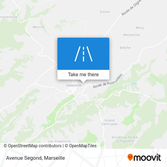 Avenue Segond map