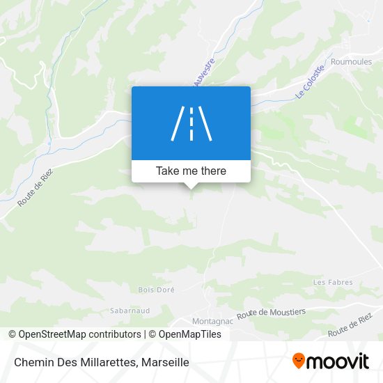 Chemin Des Millarettes map