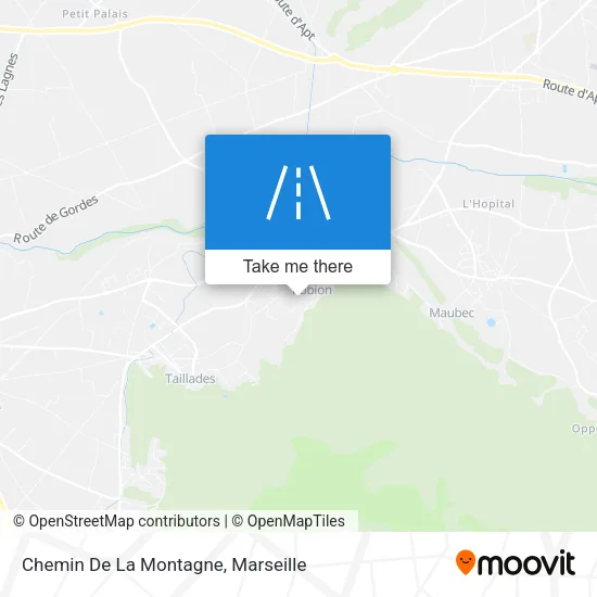 Chemin De La Montagne map