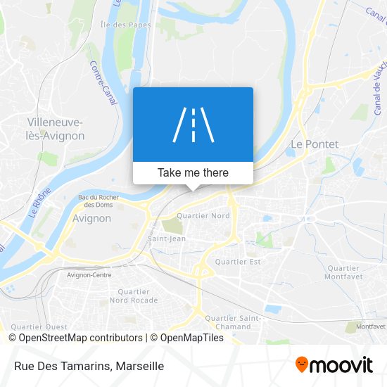 Rue Des Tamarins map