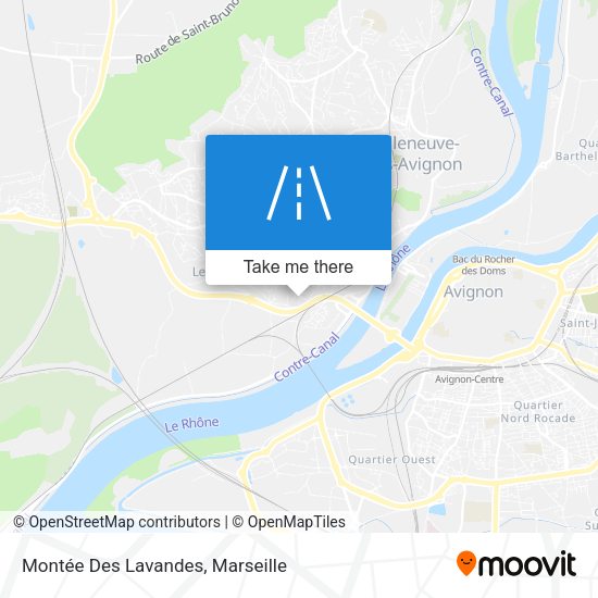 Montée Des Lavandes map