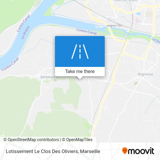 Lotissement Le Clos Des Oliviers map