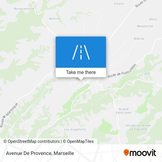 Avenue De Provence map