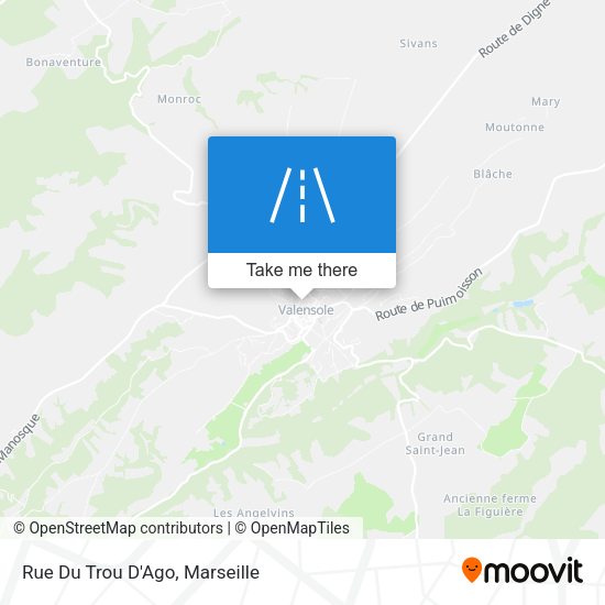Rue Du Trou D'Ago map