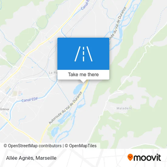 Allée Agnès map