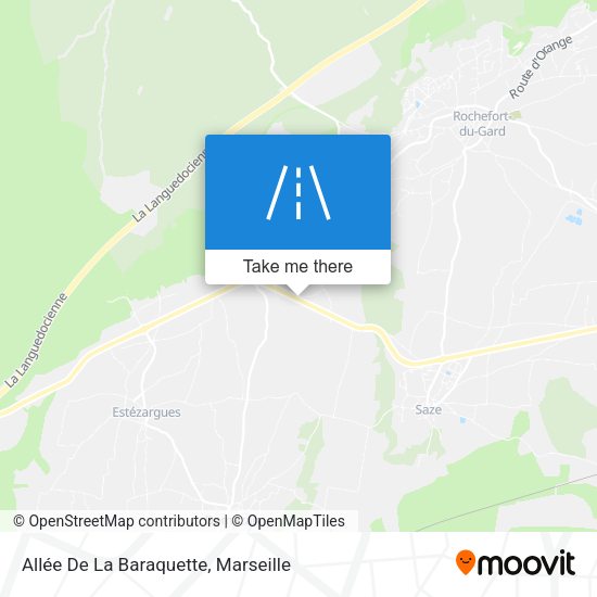 Allée De La Baraquette map