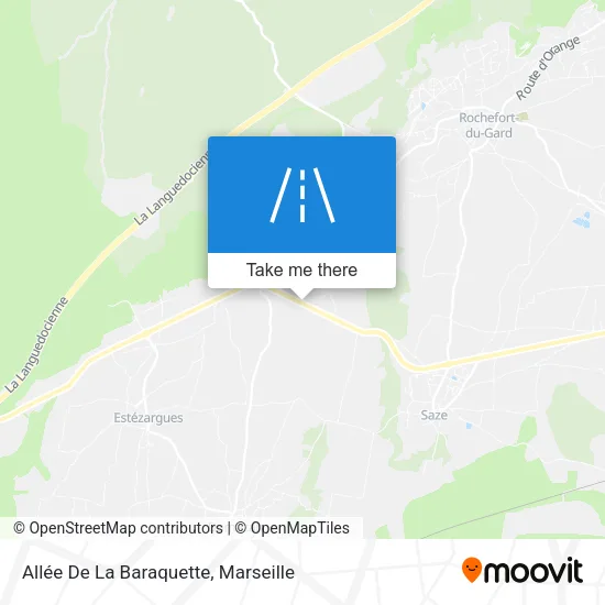 Allée De La Baraquette map