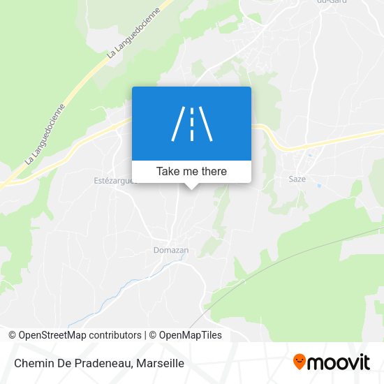 Chemin De Pradeneau map