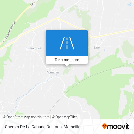 Chemin De La Cabane Du Loup map