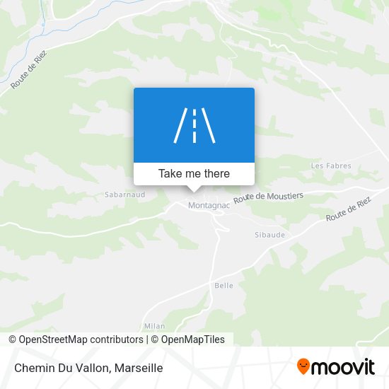 Chemin Du Vallon map