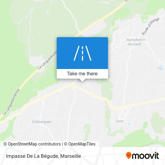 Impasse De La Bégude map