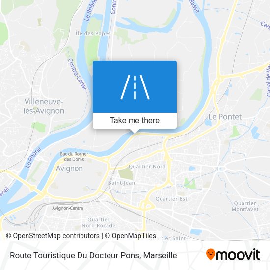 Route Touristique Du Docteur Pons map