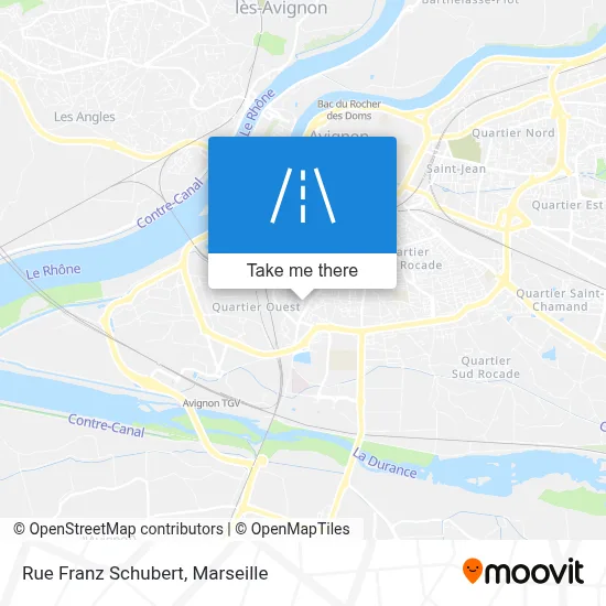 Rue Franz Schubert map