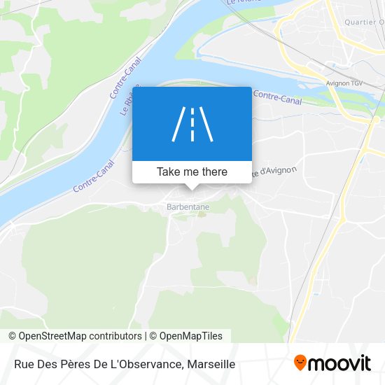 Rue Des Pères De L'Observance map